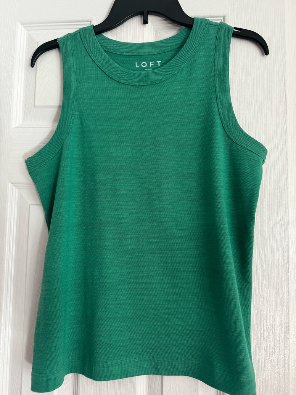 Green sweater tank
